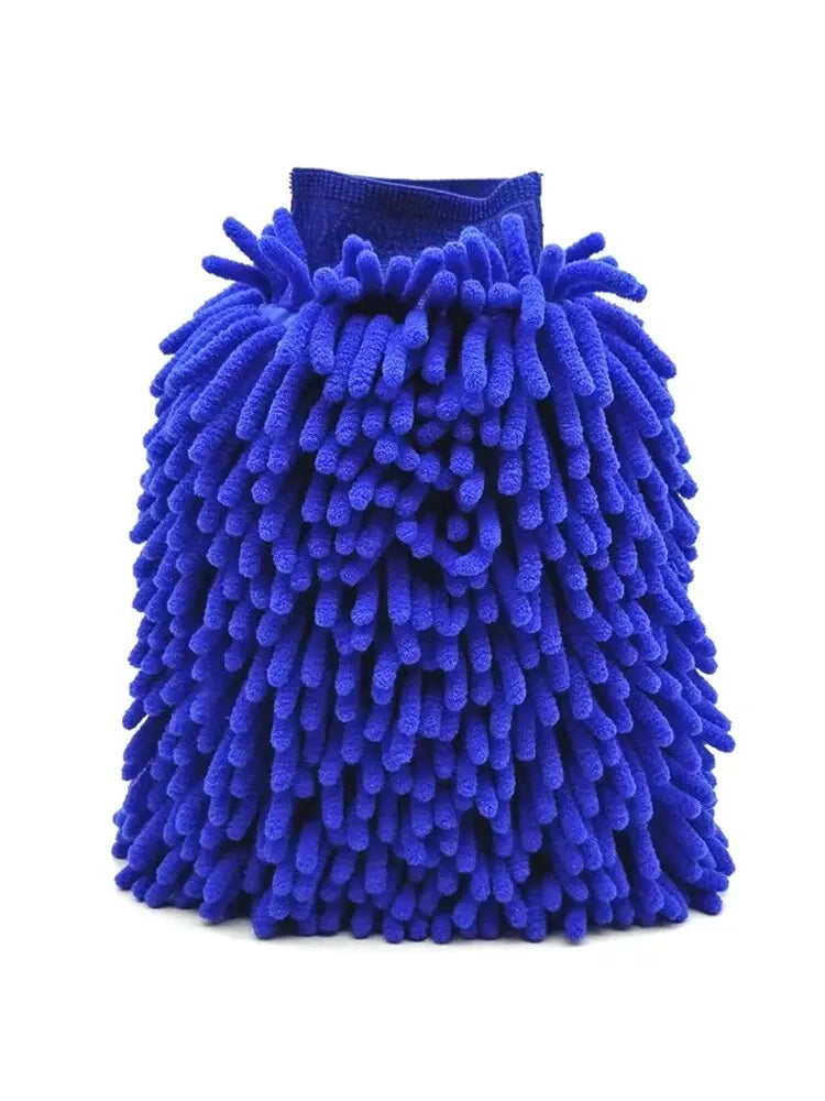 Microfiber Car Wash Mitt – Double-Sided Auto Cleaning Glove, Scratch-Free