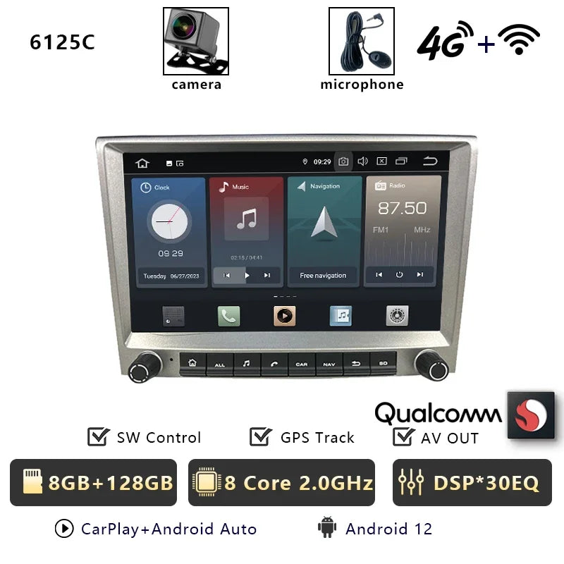 Android Car Radio with CarPlay for Porsche 911/Boxster/Cayman