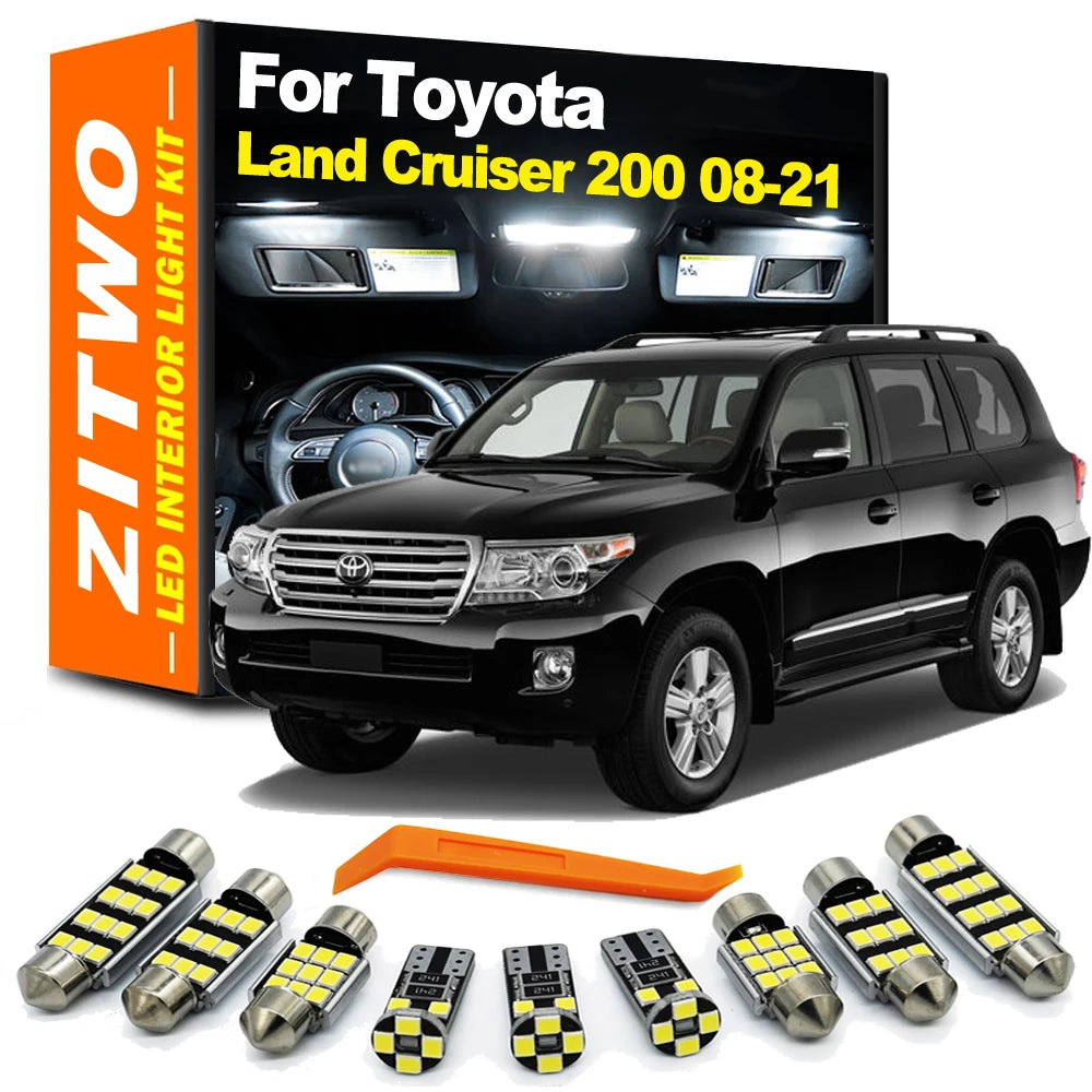 LED Interior Light Kit (16PCS) – Toyota Land Cruiser 200 LC200 (2008–2021)