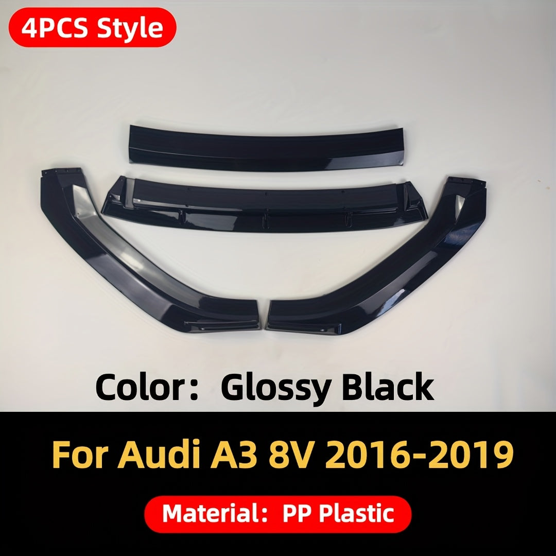 Audi A3 / S3 S-Line 8V (2014–2020) Front Bumper Lip Splitter Body Kit