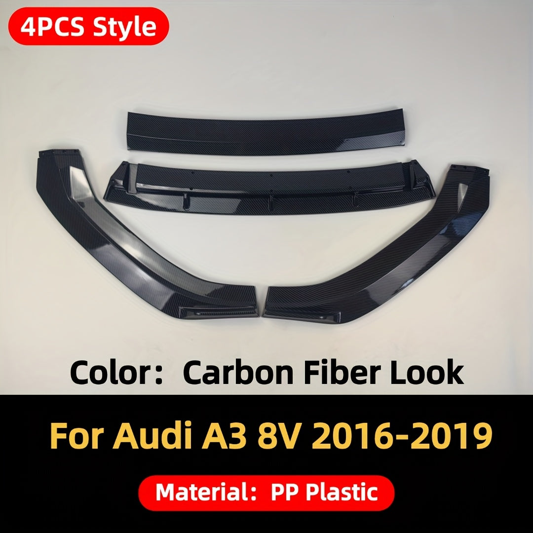 Audi A3 / S3 S-Line 8V (2014–2020) Front Bumper Lip Splitter Body Kit