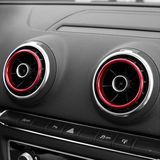 Aluminum Air Vent Inner Ring Trim Kit – Audi A3 8V / S3 / Q2