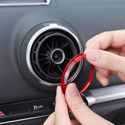 Aluminum Air Vent Inner Ring Trim Kit – Audi A3 8V / S3 / Q2