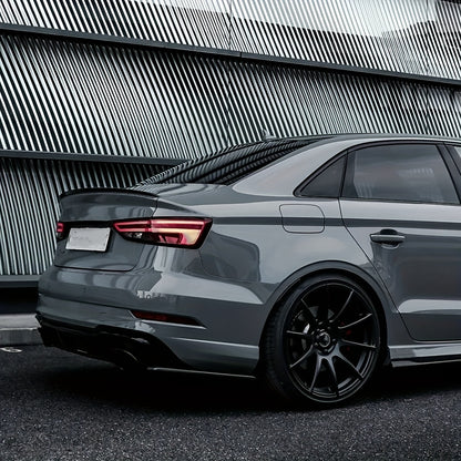 Audi A3 / S3 / RS3 8V Sedan (2014–2020) Gloss Black Rear Trunk Spoiler Wing