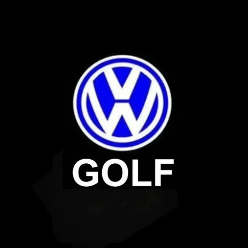 VW LED Door Logo Projector Lights – Fits Golf R / GTI Mk5 Mk6 Mk7, Passat, Tiguan, Touareg, CC
