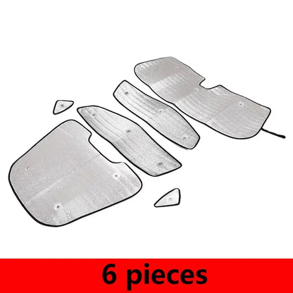 Toyota Supra GR MK5 A90 / A91 (2019–2024) Front Windshield Sunshade – Aluminum Foil UV Protection