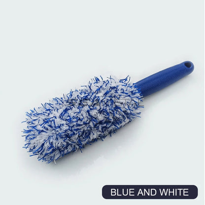 Car Wheel & Rim Cleaning Brush – Plush Microfiber Hub Detailer for Auto Care
