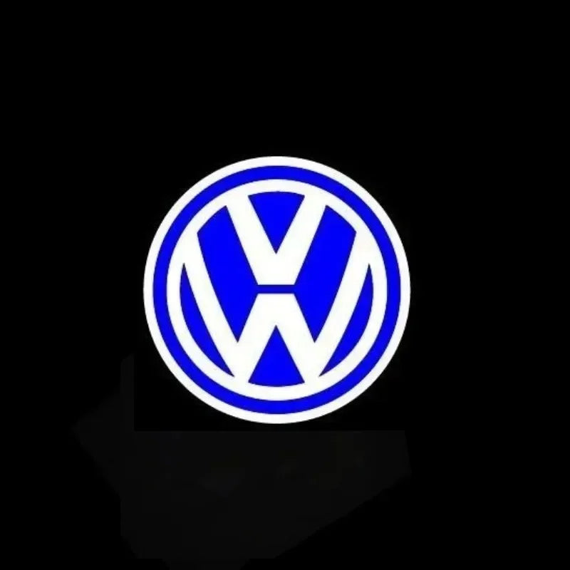 VW LED Door Logo Projector Lights – Fits Golf R / GTI Mk5 Mk6 Mk7, Passat, Tiguan, Touareg, CC