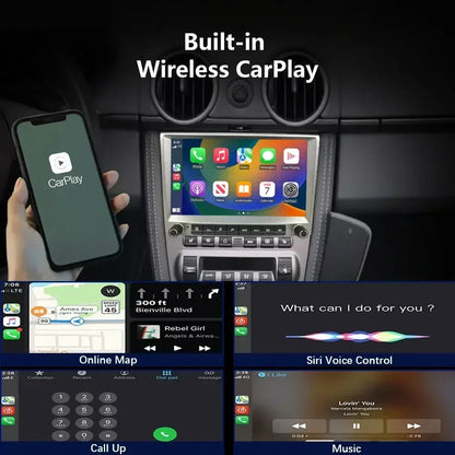 Android Car Radio with CarPlay for Porsche 911/Boxster/Cayman
