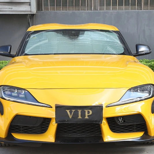 Toyota Supra GR MK5 A90 / A91 (2019–2024) Front Windshield Sunshade – Aluminum Foil UV Protection