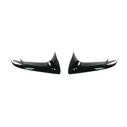 Toyota Supra GR A90 / A91 (2020–2024) Front Bumper Lower Garnish Cover – Gloss Black / Carbon Fiber Look