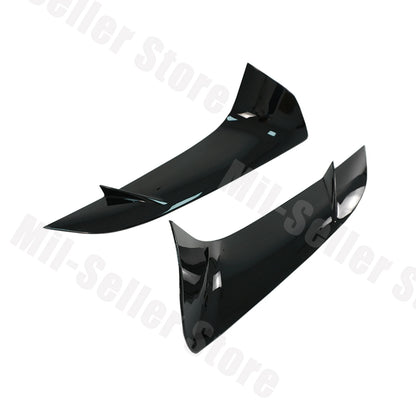 Toyota Supra GR A90 / A91 (2020–2024) Front Bumper Lower Garnish Cover – Gloss Black / Carbon Fiber Look