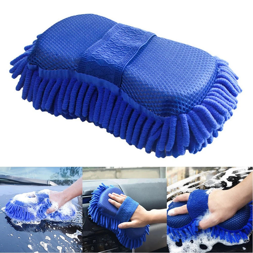 Microfiber Car Wash Sponge – Ultra Absorbent Cleaning Pad for Cars
