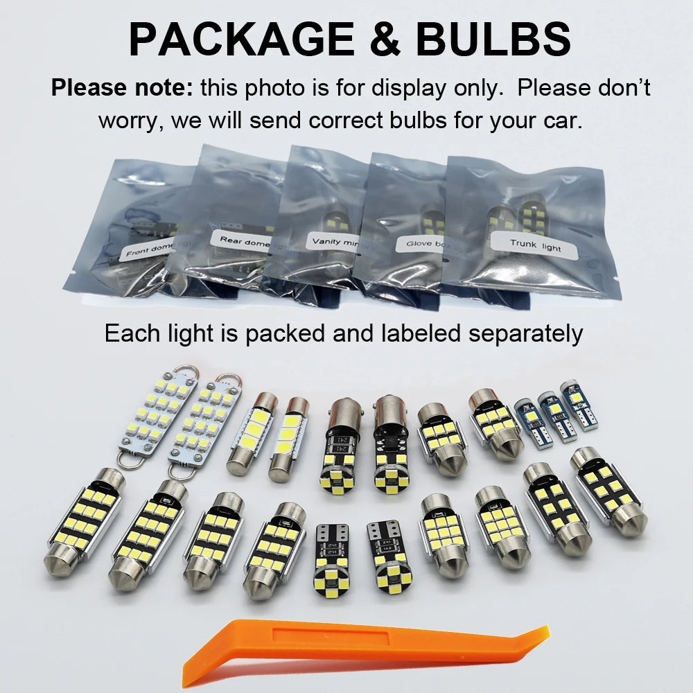 LED Interior Light Kit (16PCS) – Toyota Land Cruiser 200 LC200 (2008–2021)