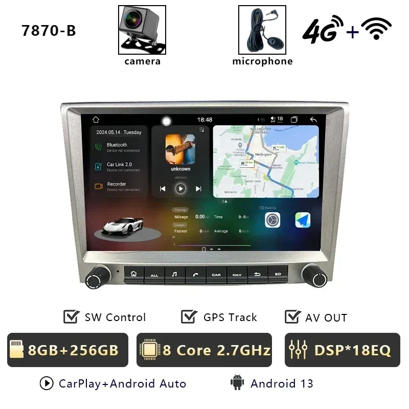 Android Car Radio with CarPlay for Porsche 911/Boxster/Cayman