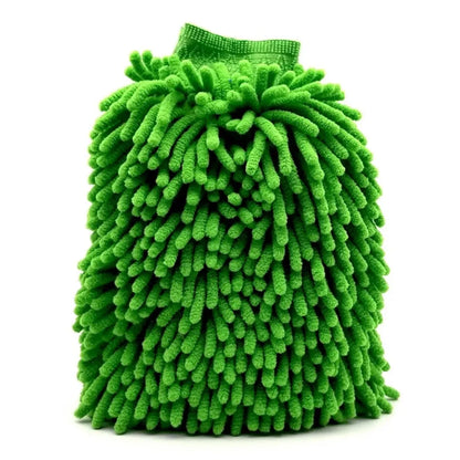Microfiber Car Wash Mitt – Double-Sided Auto Cleaning Glove, Scratch-Free