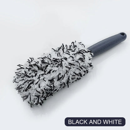 Car Wheel & Rim Cleaning Brush – Plush Microfiber Hub Detailer for Auto Care