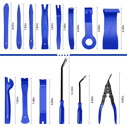 Car Trim Removal Tool Set | Clip, Fastener & Stereo Disassembly Tools