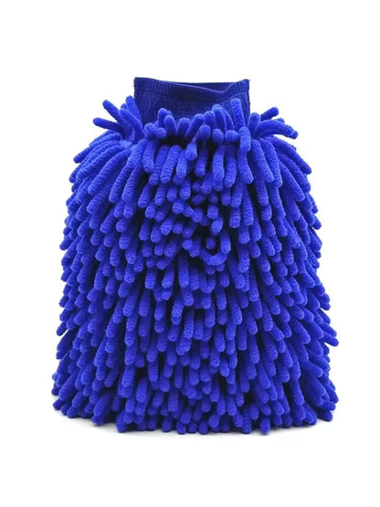 Microfiber Car Wash Mitt – Double-Sided Auto Cleaning Glove, Scratch-Free