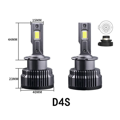 D Series D1S D2S D3S D4S D5S D8S LED Car Headlight Bulbs – 30000LM 6000K Turbo CANBUS, Plug & Play HID Upgrade (Pair)
