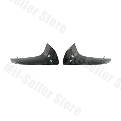 Toyota Supra GR A90 / A91 (2020–2024) Front Bumper Lower Garnish Cover – Gloss Black / Carbon Fiber Look