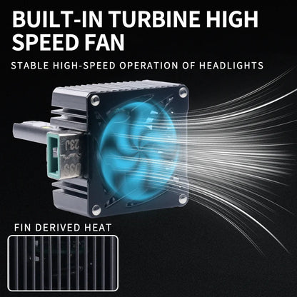 D Series D1S D2S D3S D4S D5S D8S LED Car Headlight Bulbs – 30000LM 6000K Turbo CANBUS, Plug & Play HID Upgrade (Pair)