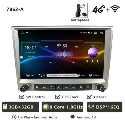 Android Car Radio with CarPlay for Porsche 911/Boxster/Cayman