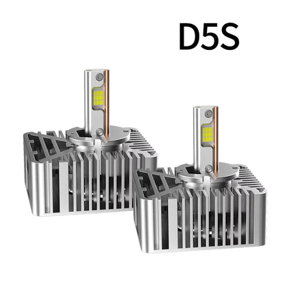 D Series D1S D2S D3S D4S D5S D8S LED Car Headlight Bulbs – 30000LM 6000K Turbo CANBUS, Plug & Play HID Upgrade (Pair)