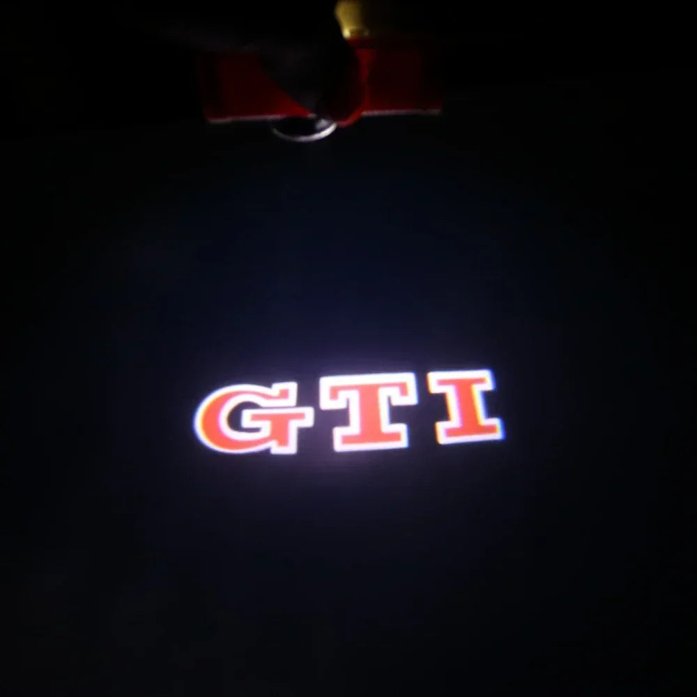 VW LED Door Logo Projector Lights – Fits Golf R / GTI Mk5 Mk6 Mk7, Passat, Tiguan, Touareg, CC