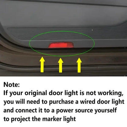 VW LED Door Logo Projector Lights – Fits Golf R / GTI Mk5 Mk6 Mk7, Passat, Tiguan, Touareg, CC