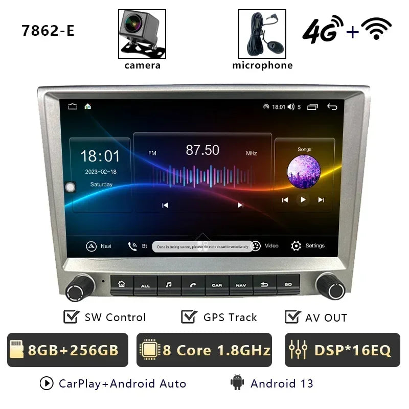 Android Car Radio with CarPlay for Porsche 911/Boxster/Cayman