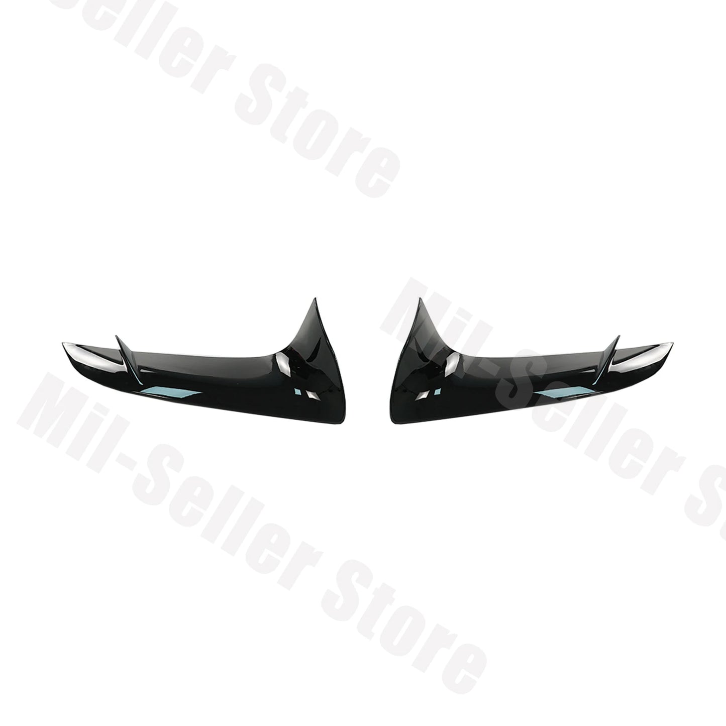 Toyota Supra GR A90 / A91 (2020–2024) Front Bumper Lower Garnish Cover – Gloss Black / Carbon Fiber Look